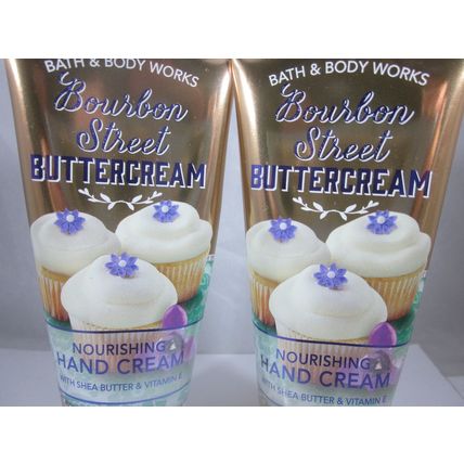 2 Bath & Body Works Nourishing Hand Cream shea vit e Bourbon Street Buttercream