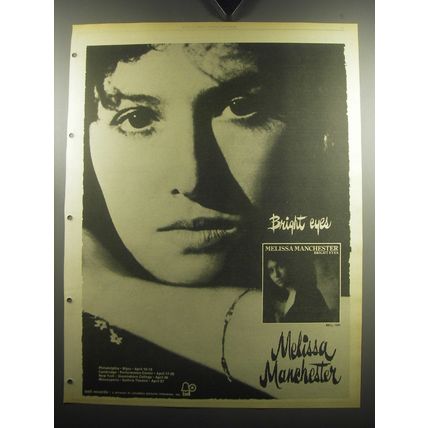 1974 Melissa Manchester Bright Eyes Album Advertisement