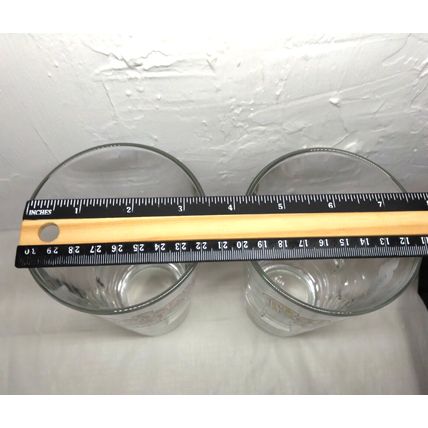 (2) Rainforest Cafe Orlando Heavy Glasses Beer/ Bar Glass - Collectible! Fast Sh