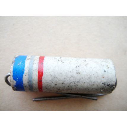 6.8KΩ Carbon Ceramic Erie 5 Watt Resistors x5. New Old Stock. For Valve Amp