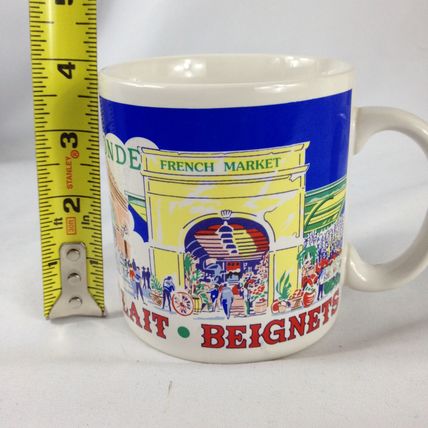 Café Du Monde 12 oz Coffee Mug Cup French Quarter Market Coffee New Orleans LA