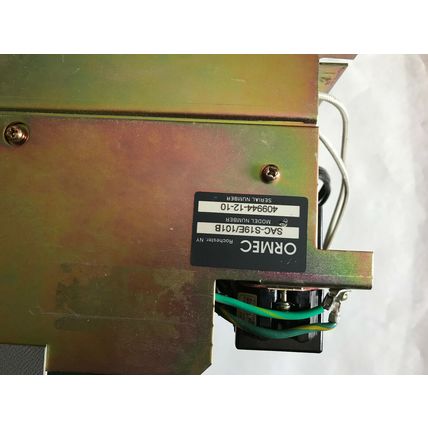 ORMEC SAC-S19E/101B AC BRUSHLESS SERVO DRIVE 5.78KW 15.2A 200-230VAC 3PH,SM
