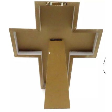 Mother Sentimental Verse Plaque Cross Shaped with Stand & Hanger 27.5 CM Gift