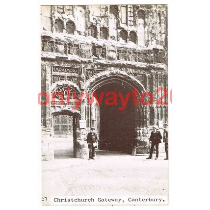 Christchurch Gateway, Canterbury, Kent, Postcard
