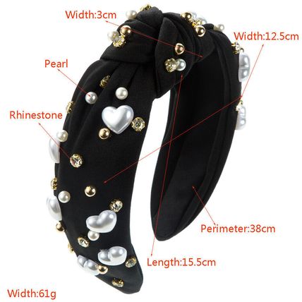 Baroque Women's Headband Embellished Jewelled Hairband Tiara Crown Wedding Party