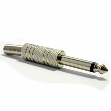 6.35mm Male Plug 6.5mm Connector Mono Audio Plug Jack Microphone Plug