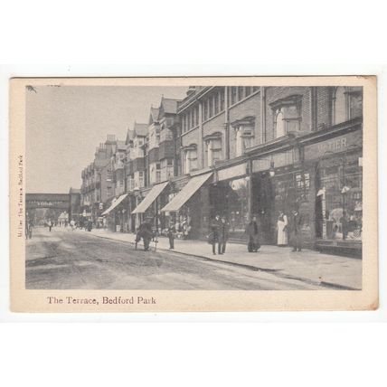 Shops The Terrace Bedford Park Chiswick Postcard London Publisher Mctier