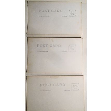 Lake Tahoe : 3 RPPC Antique Photo Postcards lot