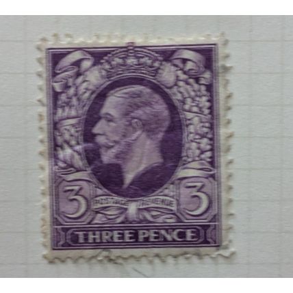 British Postage Stamp, 1934, 3d, Edward VII, Used Hinged