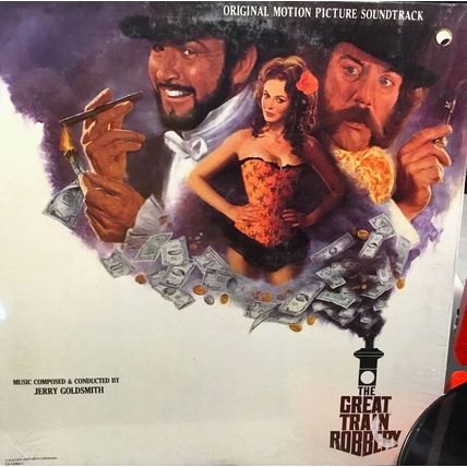 THE GREAT TRAIN ROBBERY original 1979 Jerry Goldsmith soundtrack record album