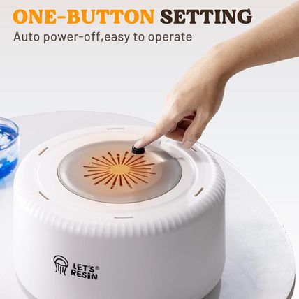 LET'S RESIN Curing Machine for Resin - 3 Hours Auto Dryer with Large Tray, One-B