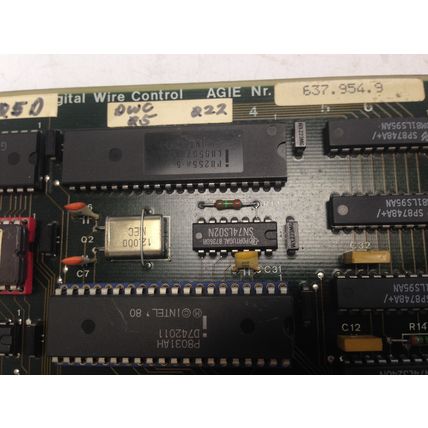 AGIE 637.954.9,DWC-05D DIGITAL WIRE CONTROL DWC-050 CARD,EDM,CIRCUIT Board,BX