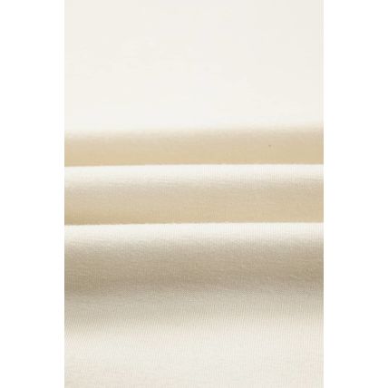 Khaki Stripe Stitched Detail Color Block Patchwork Oversized Pullover Top