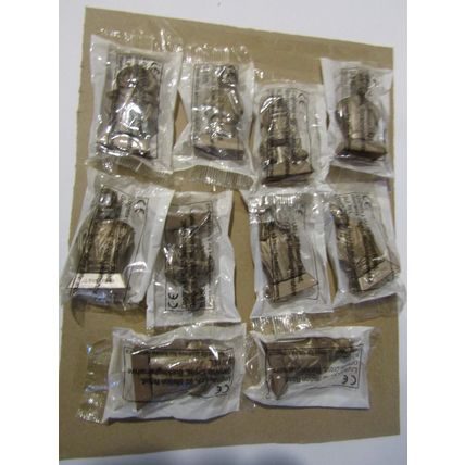 Kellogg`s Frosties 1999 Star Wars Statuettes Cereal Box & Set of 10 Sealed