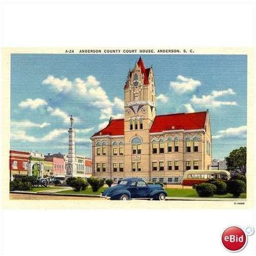 1940's Anderson County Court House, South Carolina