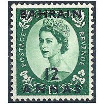 Bahrain 1953 SG88 12a on 1/3d Green Unmounted Mint.