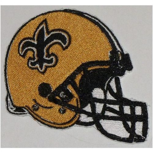 New Orleans Saints Helmet Logo Iron On Patch