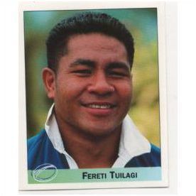 Merlin Rugby World Cup 1995 sticker No.121 Fereti Tuilagi