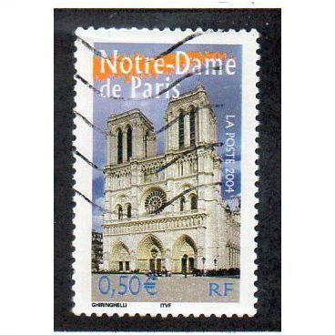 FRA 2004 50c 'REGIONS (4TH SERIES) (EX M/S)' FINE USED (EBID20519)