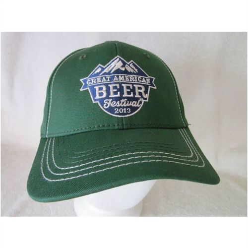 Great American Beer Festival 2013 Brewer Baseball Cap Hat Green Color New