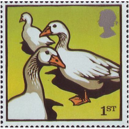 GB 2005 Farm Animals 1st Embden Geese Unmounted Mint NHM SG 2511 Sc 2260 stamp