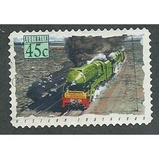 AUS 1993 45c (S/A) 'TRAINS- WESTERN ENDEAVOUR' FINE USED (EBID35-802)