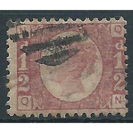 1870 SG48/9 1/2d Rose Plate 8 Good/Fine Used Check Letters "QN".