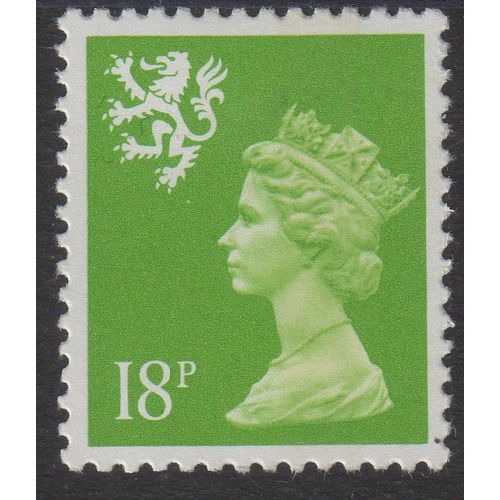 Scotland1993 Sg S61 18p Brt Green 1 side band CDS lightly m/mint (G214)