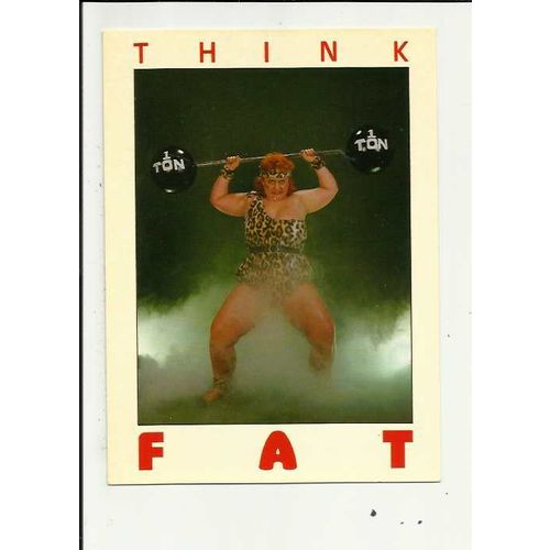 WEIGHT-LIFTING (Tony Stone) Athena Postcard (9563)