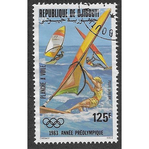 DJI 1983 125f 'OLYMPIC GAMES' FINE USED (EBID 55-022)