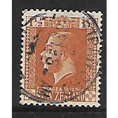 NEW ZEALAND 1918 1 1/2d ORANGE BROWN SG 438 FINE USED