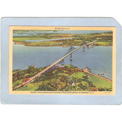 Rhode Island Bristol Portsmouth Mt Hope Bridge Mt Hope Bay~721