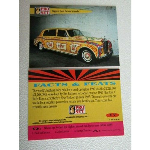 Pro Set 1992 Guinness Book of Records Trade Cards Card Variants (eb2)