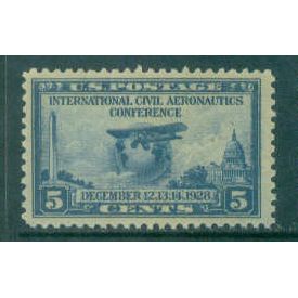 650 5c Globe and Airplane Very Fine MNG R0439