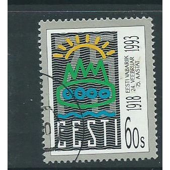 estonia stamps sg211 1993 sg211 used