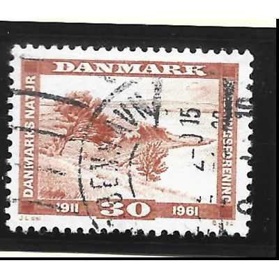 Denmark Stamp Scott #381, Used