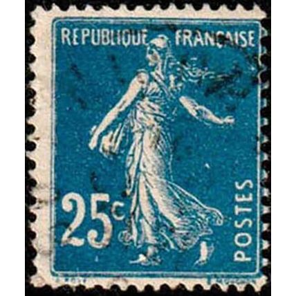 France 1906 Seed Sower 25c Used Stamp