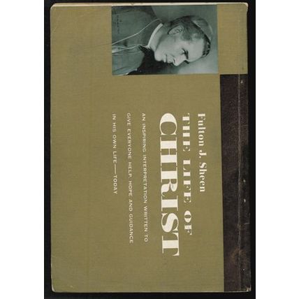 THE LIFE OF CHRIST Fulton J. Sheen 1954 FREE Shipping