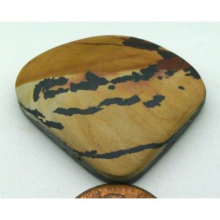 Indian Paint Stone Rhyolite Freeform Gemstone Cabochon 377