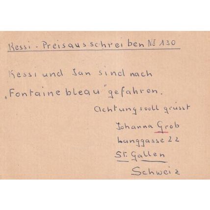 Switzerland 1956 Meiringen 10c+15c postcard St Gallen-Hamburg Germany written