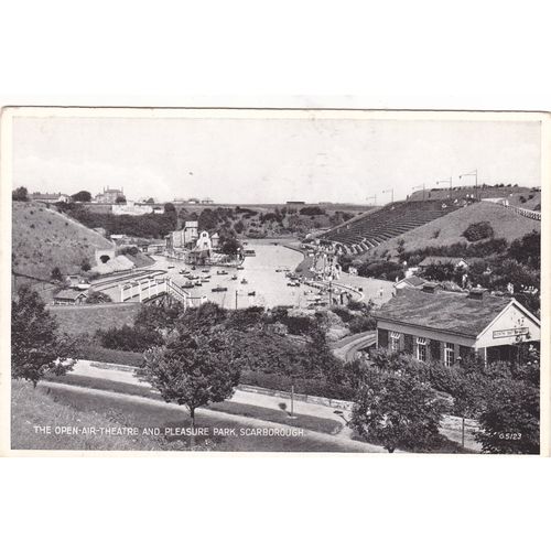 The Open Air Theatre and Pleasure Park Scarborough Yorkshire Postcard (YKS73140)