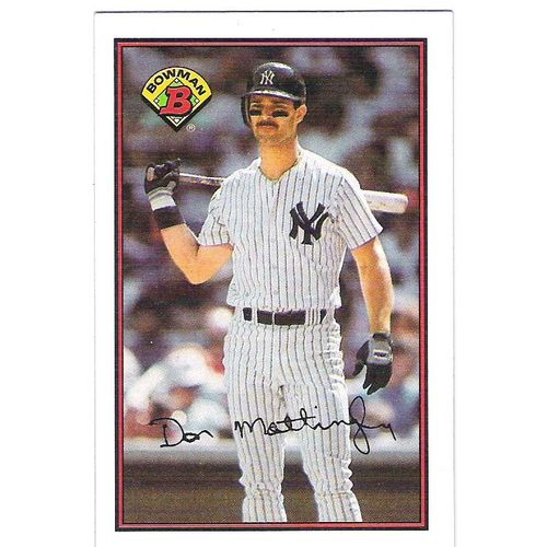 1989 Bowman baseball Don Mattingly card #176 - NM - Yankees