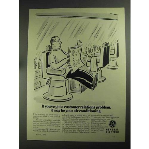 1968 General Electric Air Conditioning Ad - A Customer