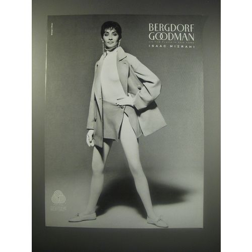 1990 Bergdorf Goodman Fashion Ad - Bergdorf Goodman on the plaza in New York