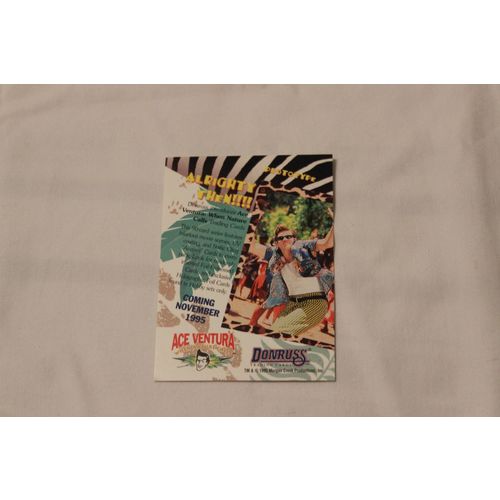 1995 Donruss Ace Ventura WHEN NATURE CALLS Promo