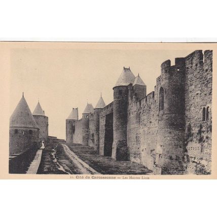 Carcassonne Les Hautes Lices France Postcard unused VGC