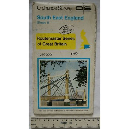 1980 OS Routemaster Map Sheet 9 South East England