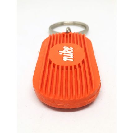 Nike Old Logo Double Sided Rubber Keychain / Key Ring / Bag Charm - RARE Vintage