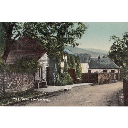 Plas Farm Llanfairfechan Antique WW2 Welsh Postcard