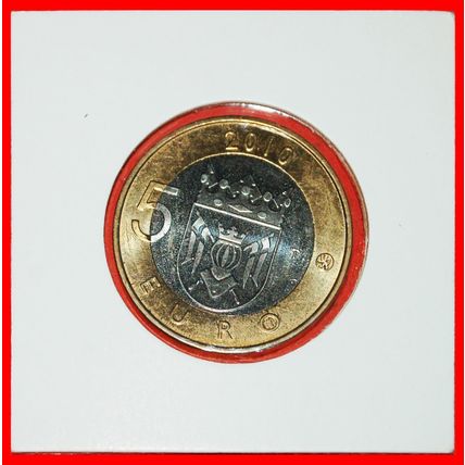 CUP BI-METALLIC: FINLAND PROPER★5 EURO 2010 UNC MINT LUSTRE★LOW START★NO RESERVE